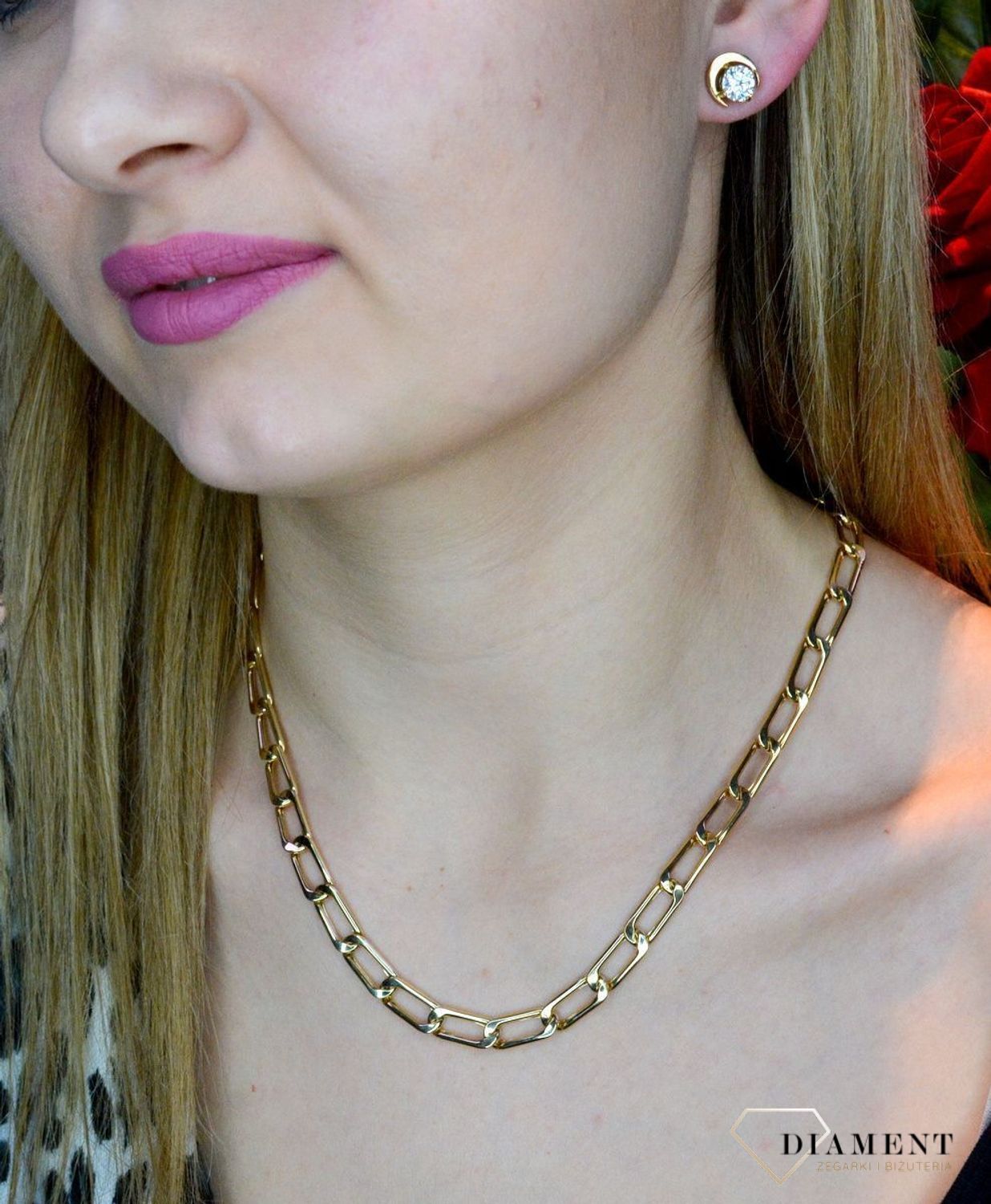 Kolczyki damskie GUESS przy uchu 'Księżycowy kryształ' JUBE01194JWYGTfg.jpg