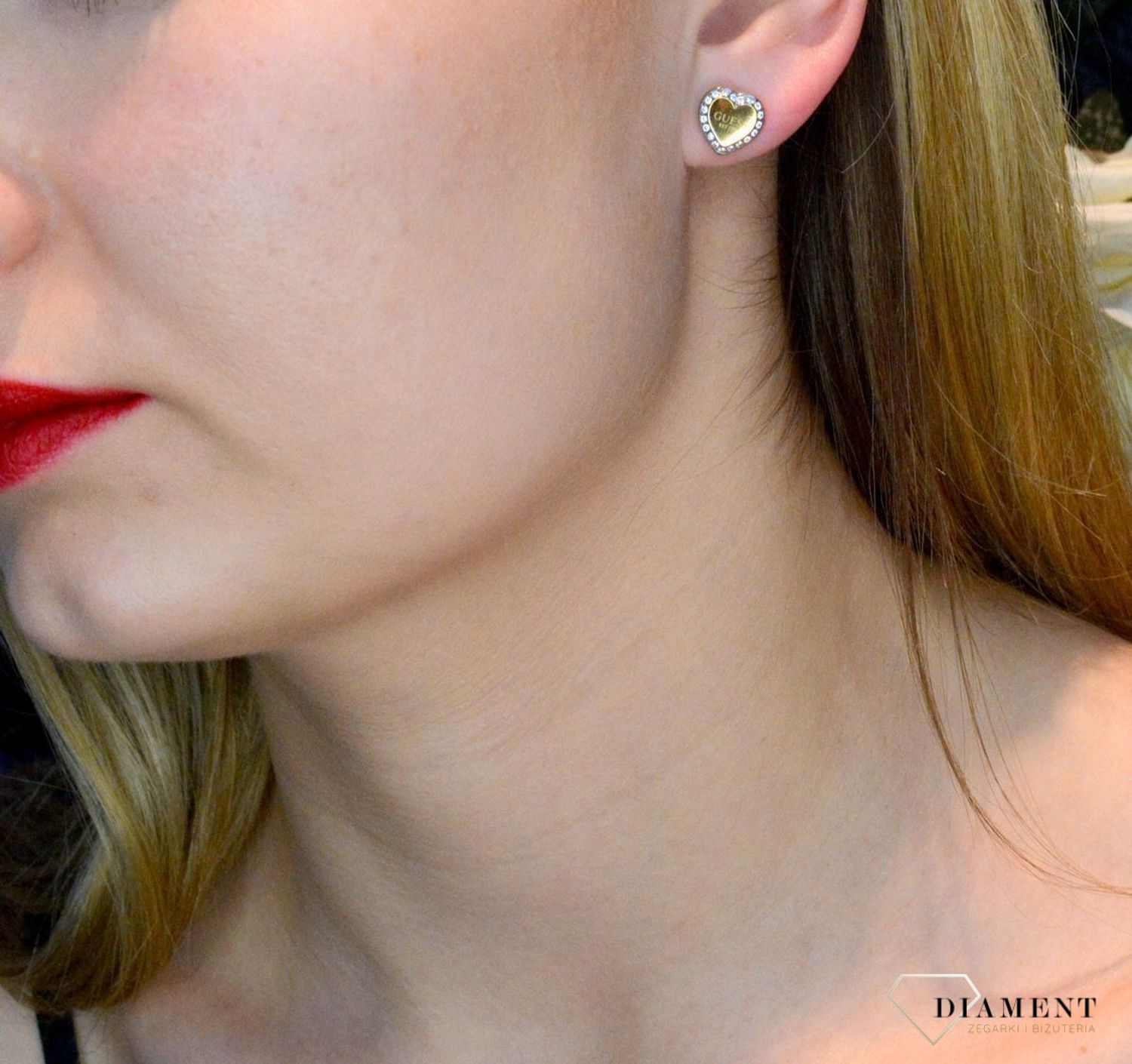 sdKolczyki damskie GUESS serduszka 'Fine Heart' złoto z cyrkoniami JUBE01427JWYGT.jpg