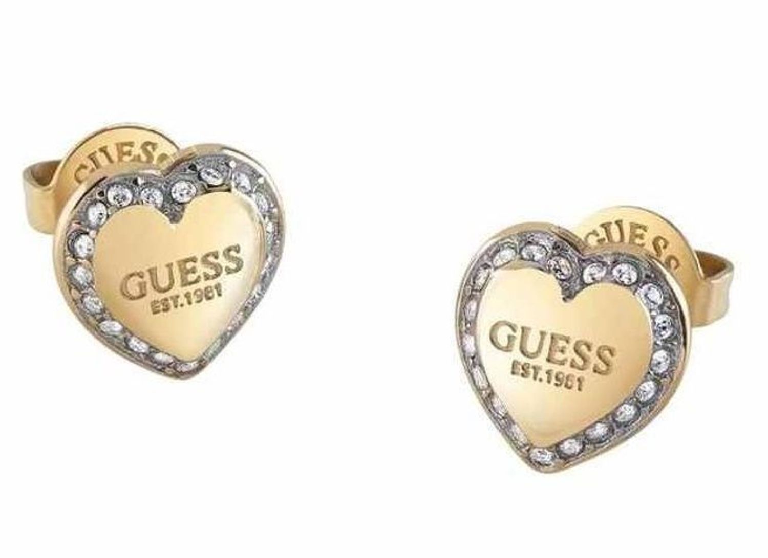 sdKolczyki damskie GUESS serduszka 'Fine Heart' złoto z cyrkoniami JUBE01427JWYGT.jpg