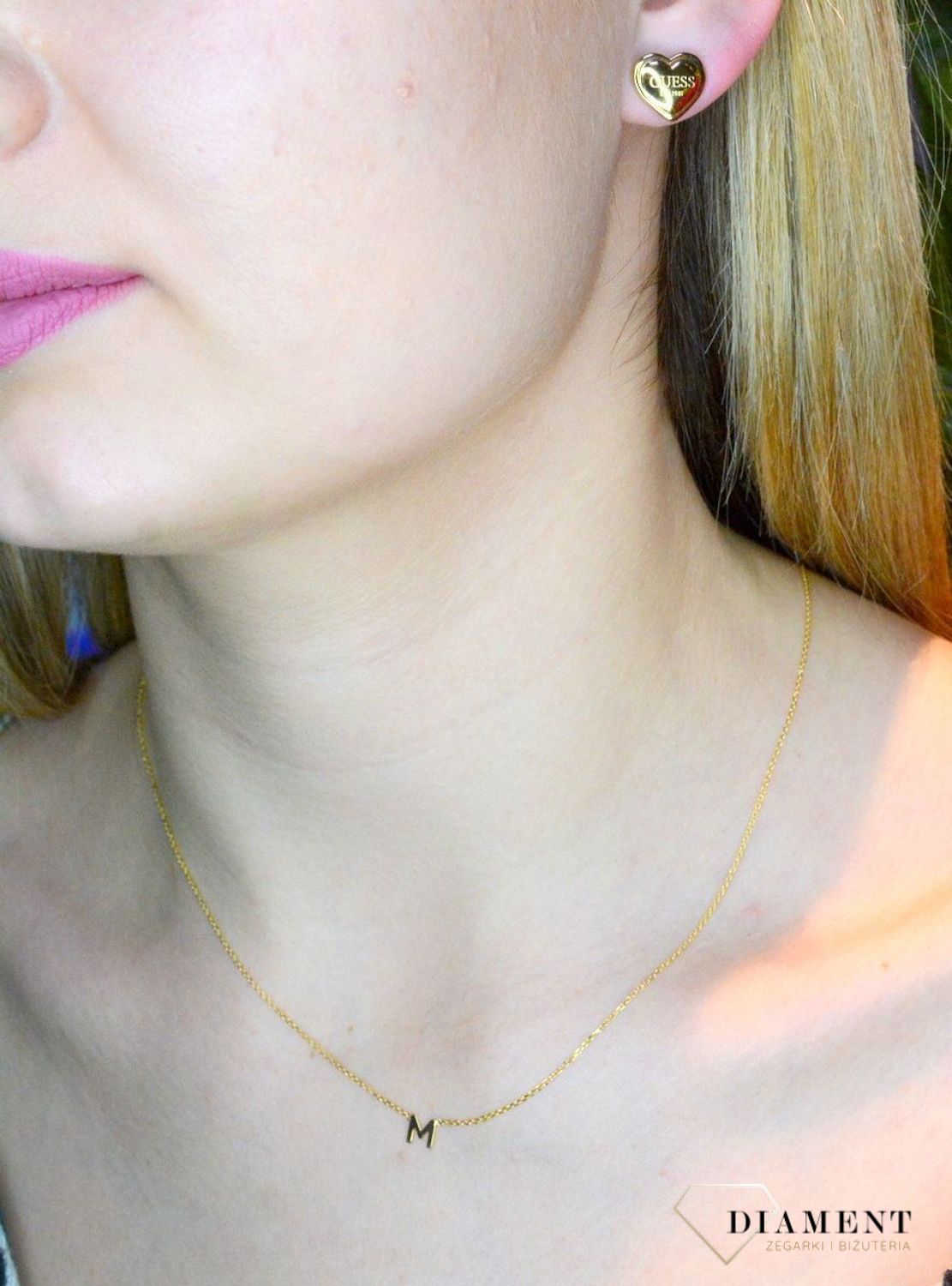 Kolczyki damskie GUESS 'Serca z napisem' JUBE02179JWYGTdf.jpg