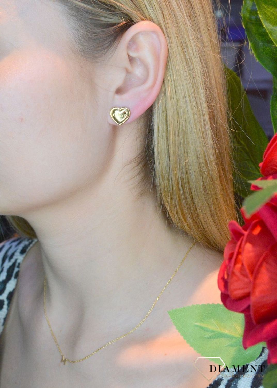 Kolczyki damskie GUESS 'Serca z napisem' JUBE02179JWYGTdf.jpg