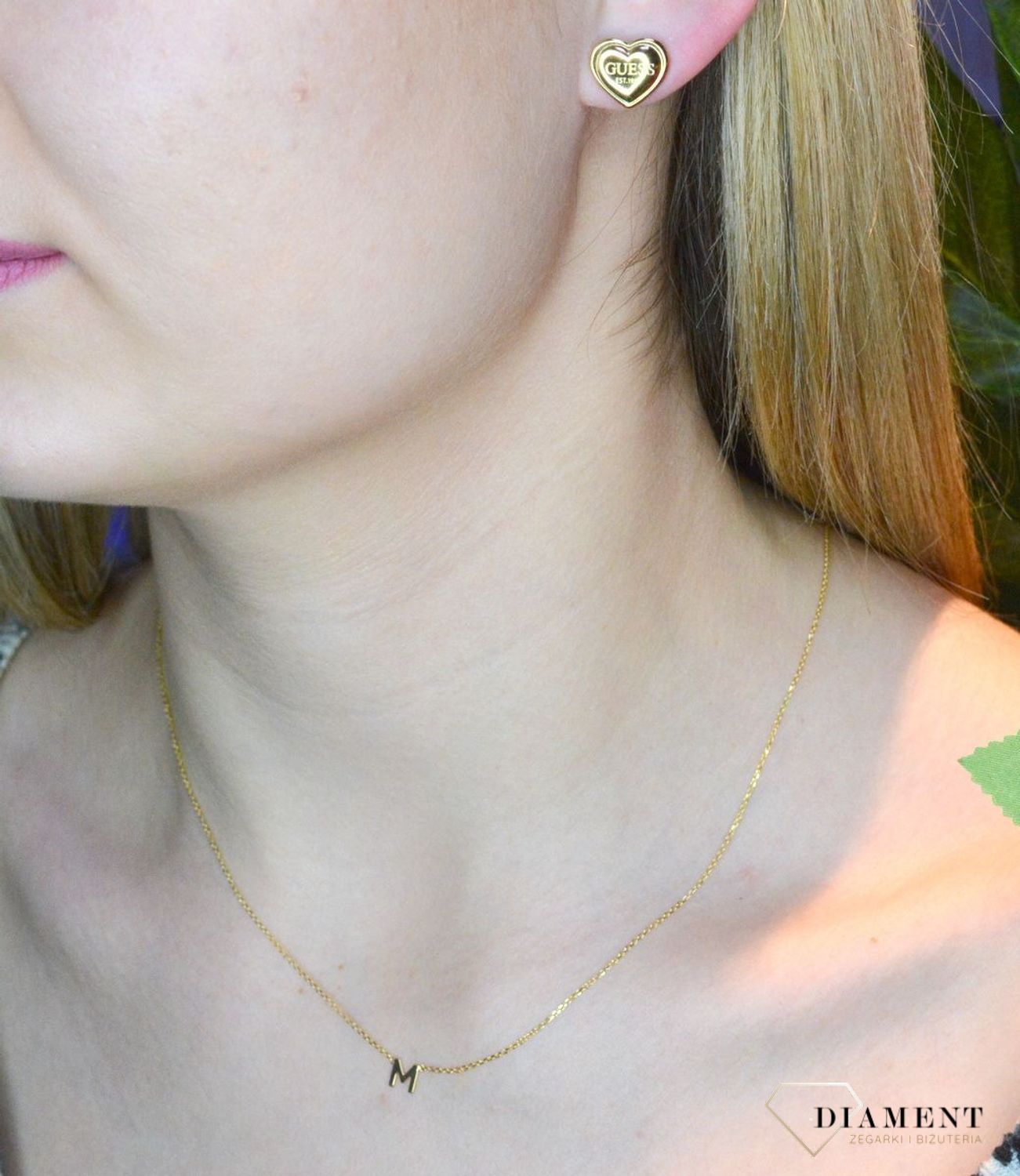 Kolczyki damskie GUESS 'Serca z napisem' JUBE02179JWYGTdf.jpg