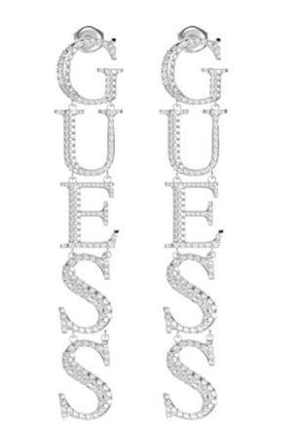 Kolczyki GUESS stalowe duży napis Guess z cyrkonią JUBE02219JWRHT-u.jpg