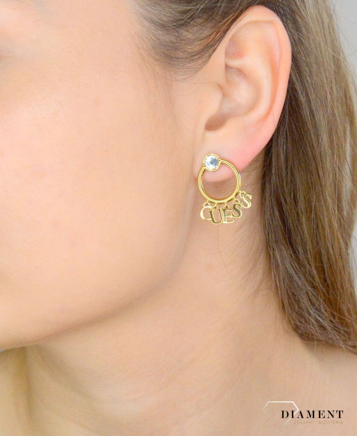 Kolczyki stalowe GUESS kółka z zawieszkami JUBE02222JWYGT.jpg