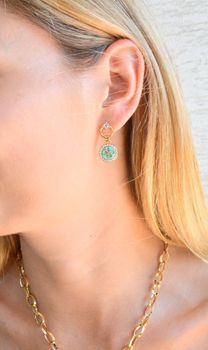 Kolczyki damskie GUESS wiszące Tiffany Blue JUBE03122JWYGAQ (2).JPG