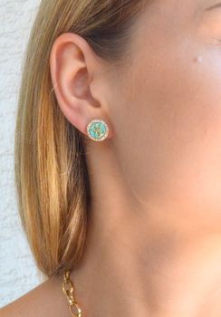 Kolczyki damskie GUESS wkrętki kolor Tiffany blue JUBE03123JWYGAQTU (2).JPG