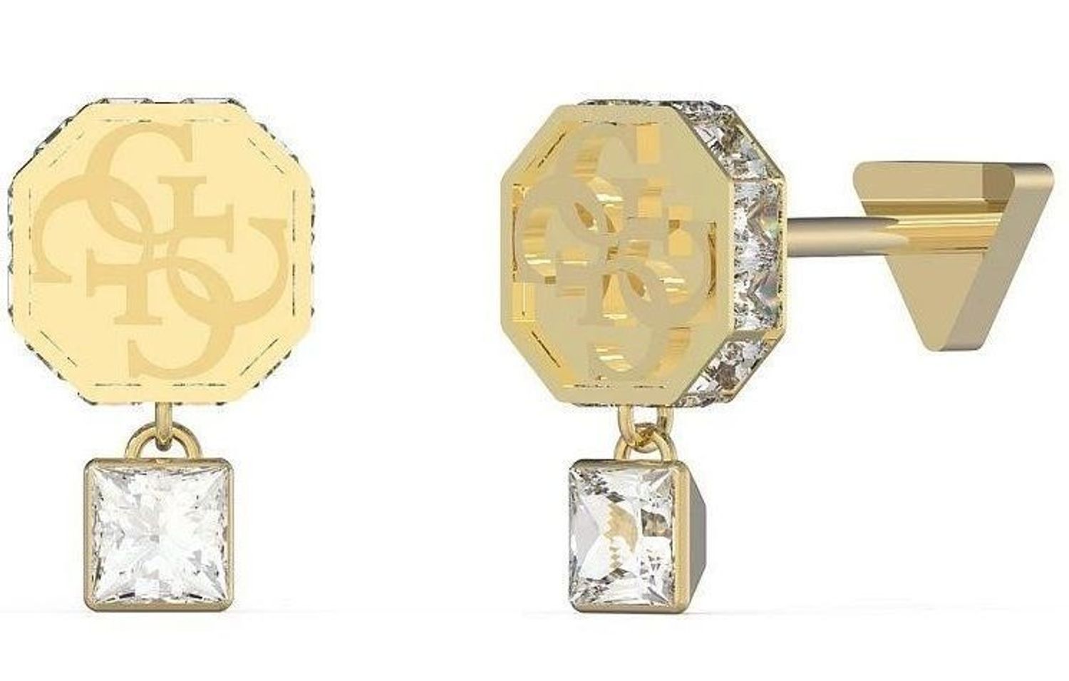 Kolczyki GUESS stalowe logo Guess z cyrkoniami JUBE03300JWYGT-U.jpg