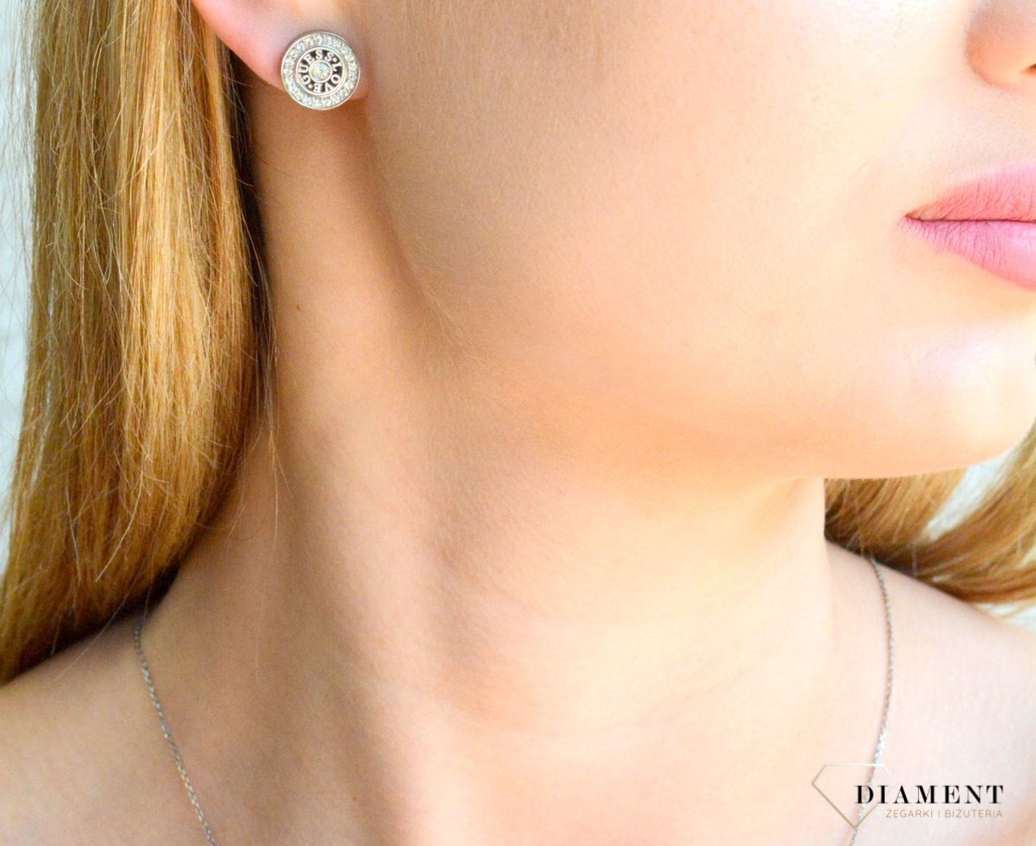 Kolczyki wkrętki Guess z cyrkoniami GUESS JUBE04081JWRHT-U.jpg