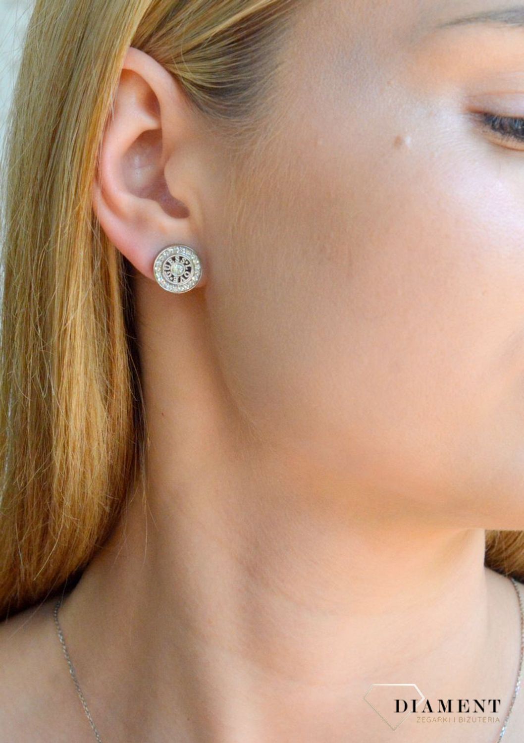 Kolczyki wkrętki Guess z cyrkoniami GUESS JUBE04081JWRHT-U.jpg