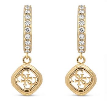 Kolczyki Guess Stalowe Złote z Cyrkoniami i Zawieszką Logo JUBE06151JWYGT-U (1).jpg