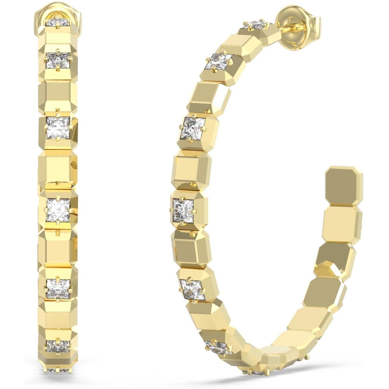 Kolczyki damskie Guess duże koła złote z cyrkoniamid.jpg