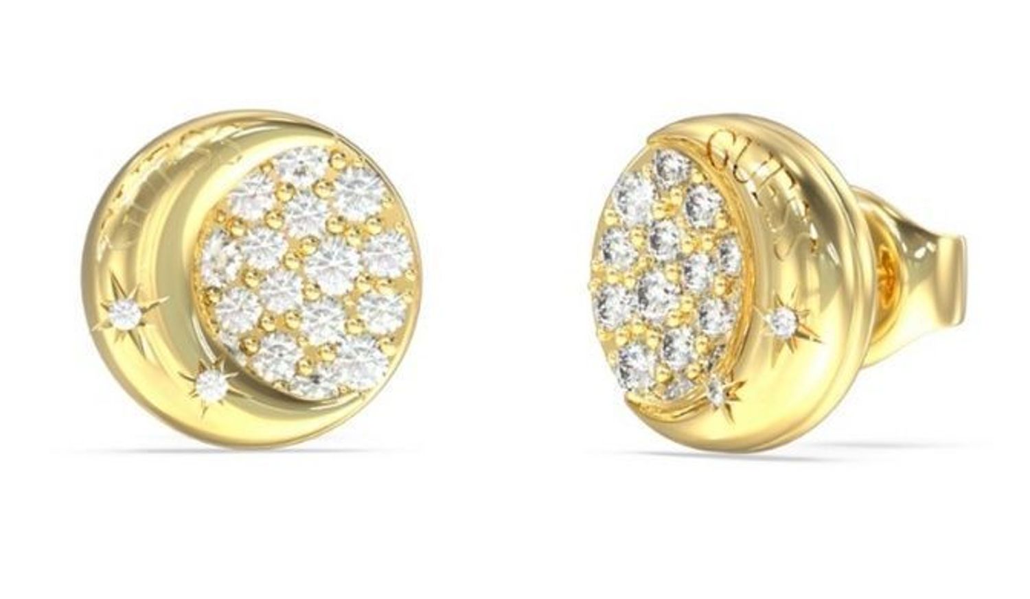 Kolczyki Guess Stalowe Pozłacane z Cyrkoniami JUBE06240JWYGT-U – Księżyc i Gwiazdki.jpg