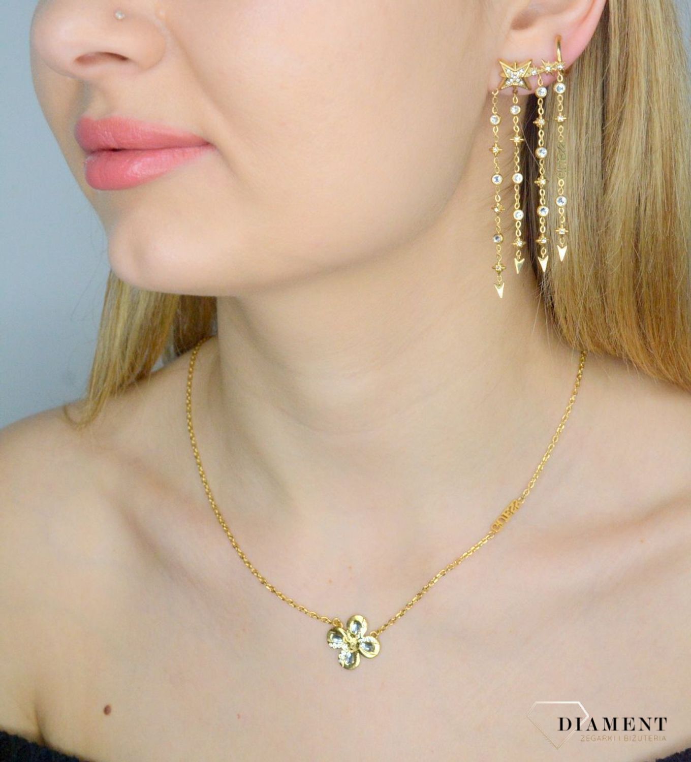 Naszyjnik damski Guess celebrytka logo Guess JUBN03057JWYGT-U. Naszyjnik damski Guess. Naszyjnik damski stalowy Guess. Naszyjnik Guess na prezent dla kobiety..jpg