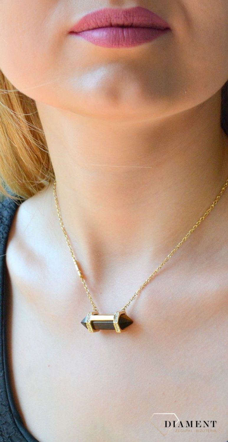 Naszyjnik damski Guess Good Vibes z tygrysim okiem JUBN03118JWYGTET-U (3).JPG