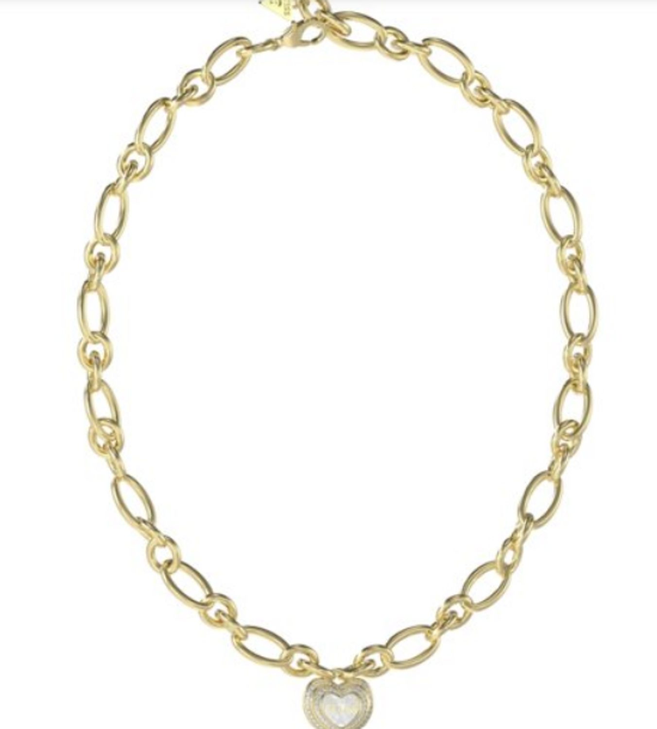 Naszyjnik damski GUESS JUBN04023JWYGWHT-U pokryty złotem z zawieszką serce z cyrkoniami i masą perłową.png