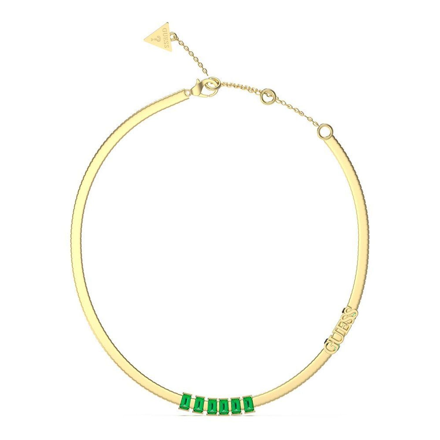 Naszyjnik damski Guess złota taśma z cyrkoniami JUBN04255JWYGEMT-U. Stalowy naszyjnik Guess. Naszyjnik damski Guess. Naszyjnik stalowy damski Guess. Naszyjnik stalowy taśma. Stalowa taśma naszyjnik dla kobiety..jpg
