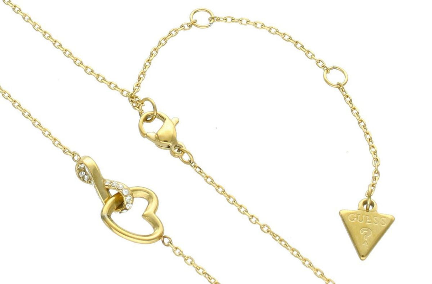 Naszyjnik GUESS Iconique JUBN05530JWYGTU – złoty naszyjnik z sercem i symbolem nieskończoności.jpg