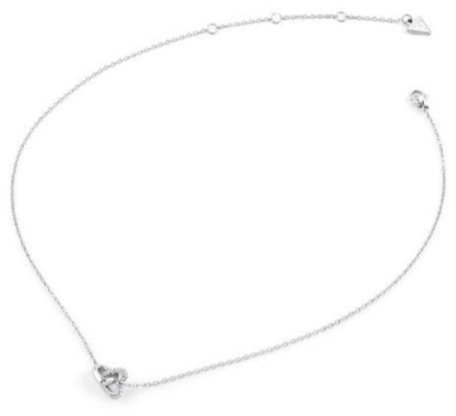 Naszyjnik damski Guess JUBN06013JWRHTU srebrne serce z cyrkoniami.jpg