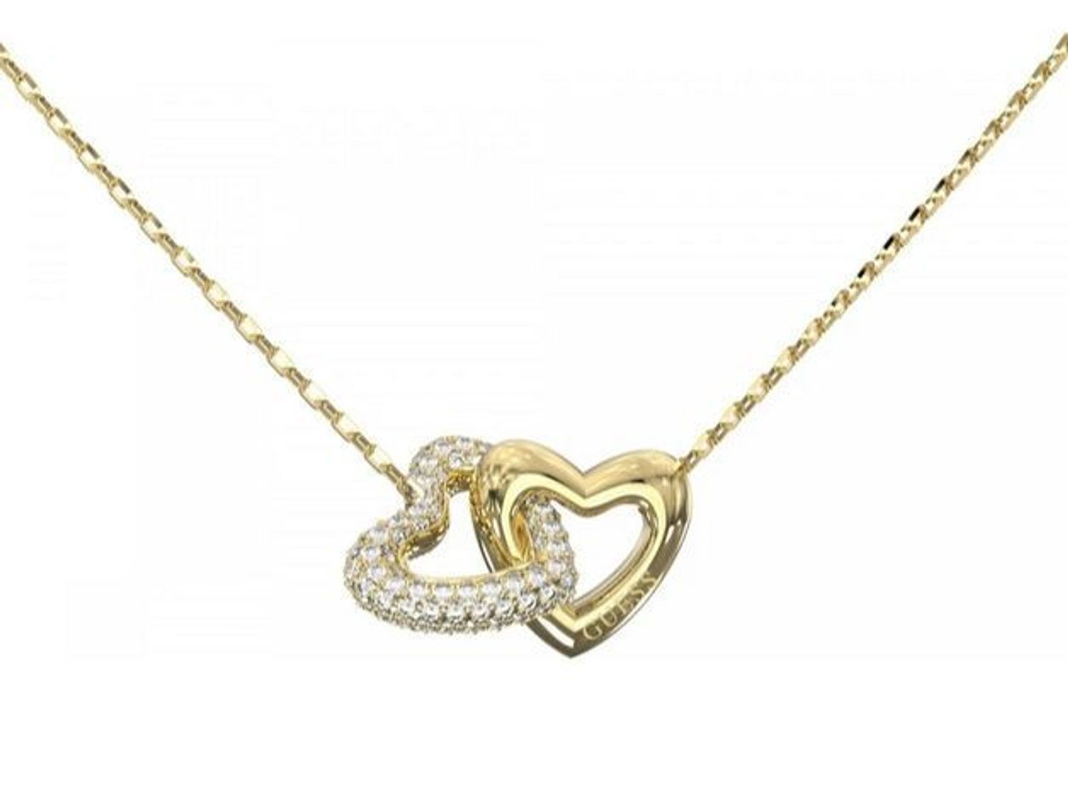 Naszyjnik damski Guess JUBN06013JWYGT złoty serce z cyrkoniami (2).jpg