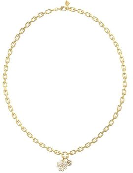 Naszyjnik damski Guess Love Bites złoty koniczynka z cyrkoniami JUBN06043JWYGTU.jpg