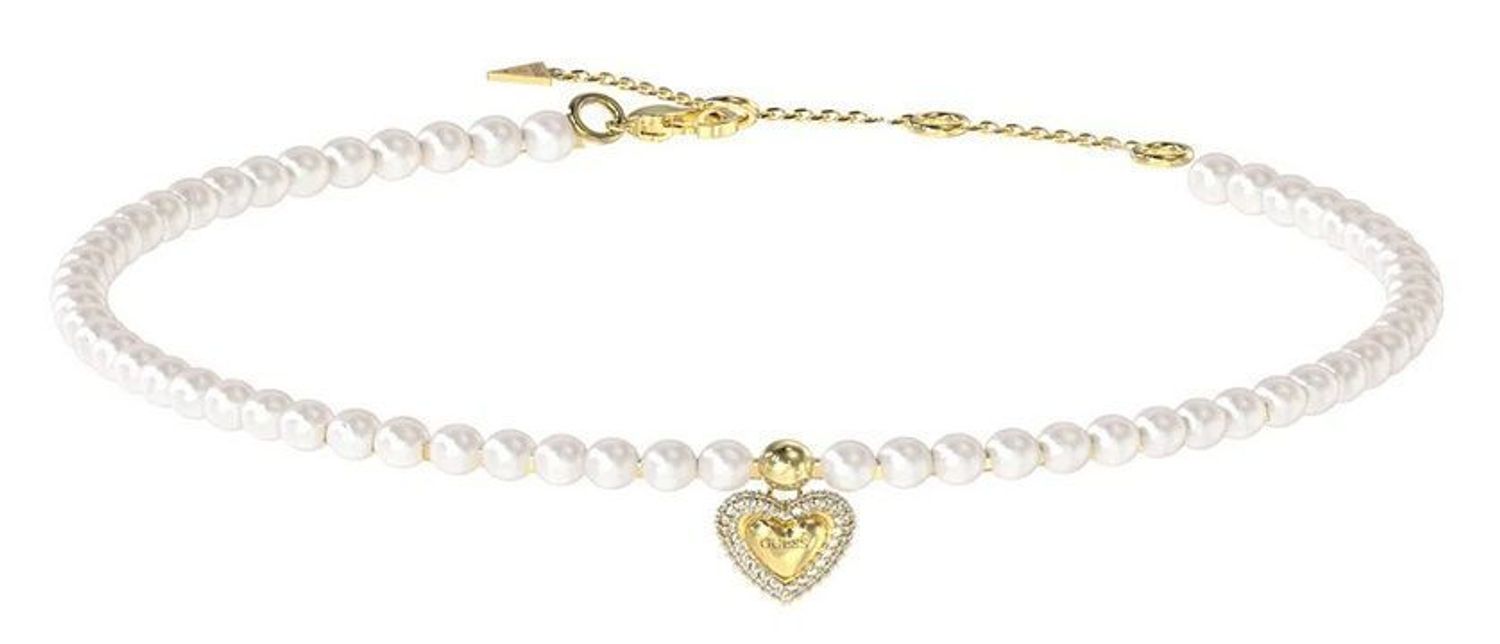 Naszyjnik damski Guess Beloved perły złote serce z cyrkonią JUBN06090JWYGTU.jpg