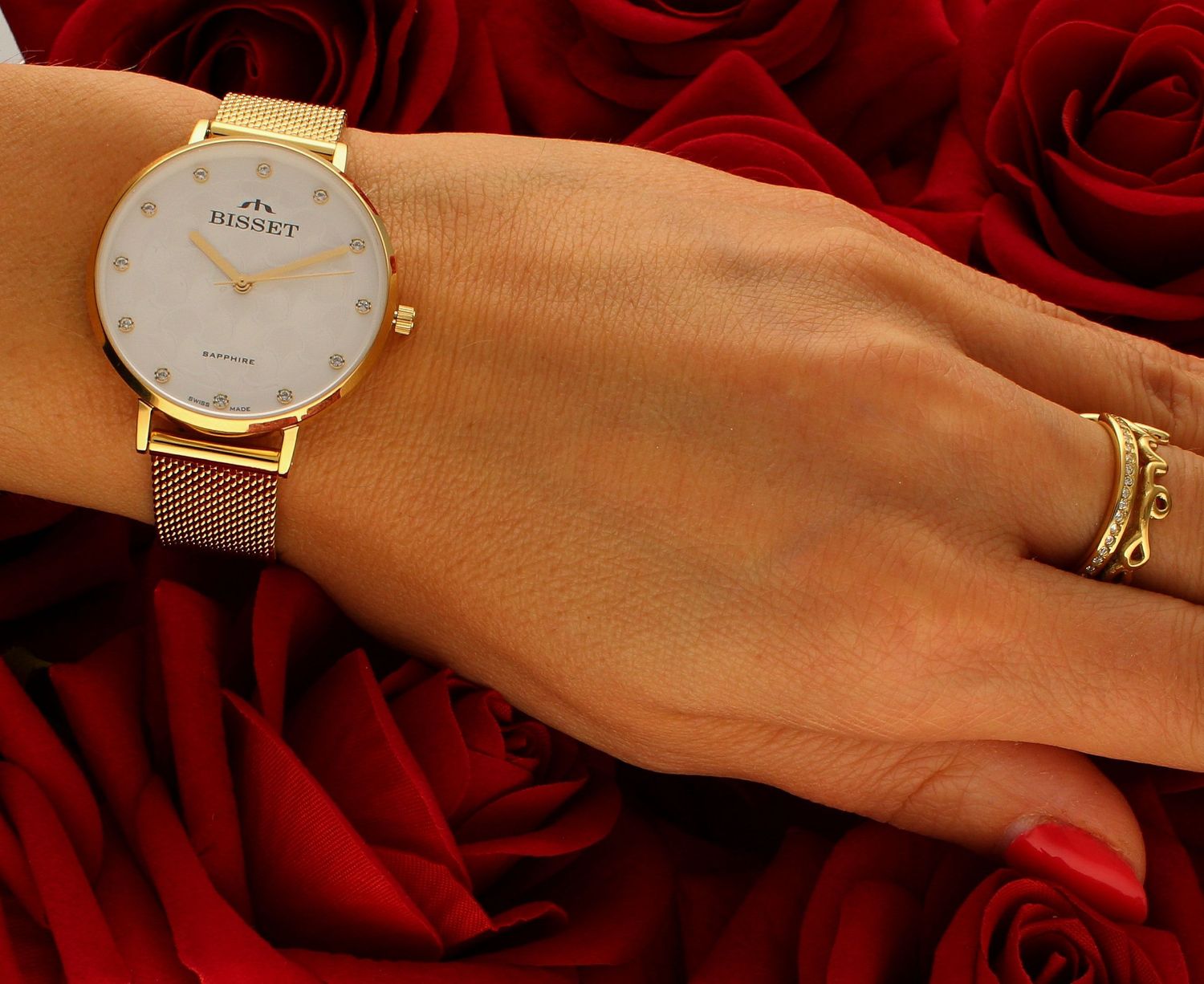 Pierścionek damski Guess JUBR03315JWYG z cyrkoniami JUBR03315JWYG. Pozłacany pierścionek Guess. Pierścionek marki Guess. Pierścionek Guess idealny na prezent dla kobiety..jpg