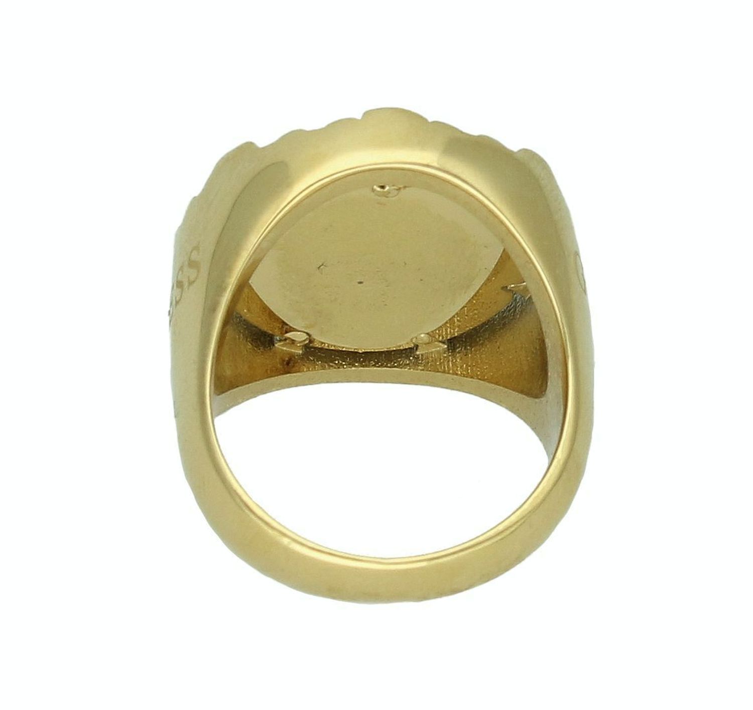 Sygnet Guess z koniczyną w kolorze złota JUBR04048JWYG (2).jpg