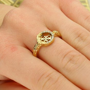 Pierścionek damski GUESS JUBR05042JWYG56 złoty z cyrkoniami i motywem kwiatów – Rozmiar 16 gold.jpg