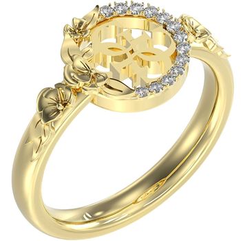 Pierścionek damski GUESS JUBR05042JWYG56 złoty z cyrkoniami i motywem kwiatów – Rozmiar 16.jpg