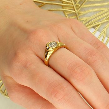 Guess JUBR06241JWYG Złoty Pierścionek z Cyrkoniami – Stal 316L Damski złoty.jpg