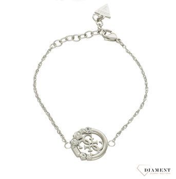 Komplet stalowy GUESS w kolorze srebrnym z cyrkoniami JUBS01016JWRHS ✓ Biżuteria GUESS ✓Komplet  Guess wykonany z najwyższej jakości stali w kolorze srebrnym 'Guess'✓ Oficjalny Sklep Online (6).jpg