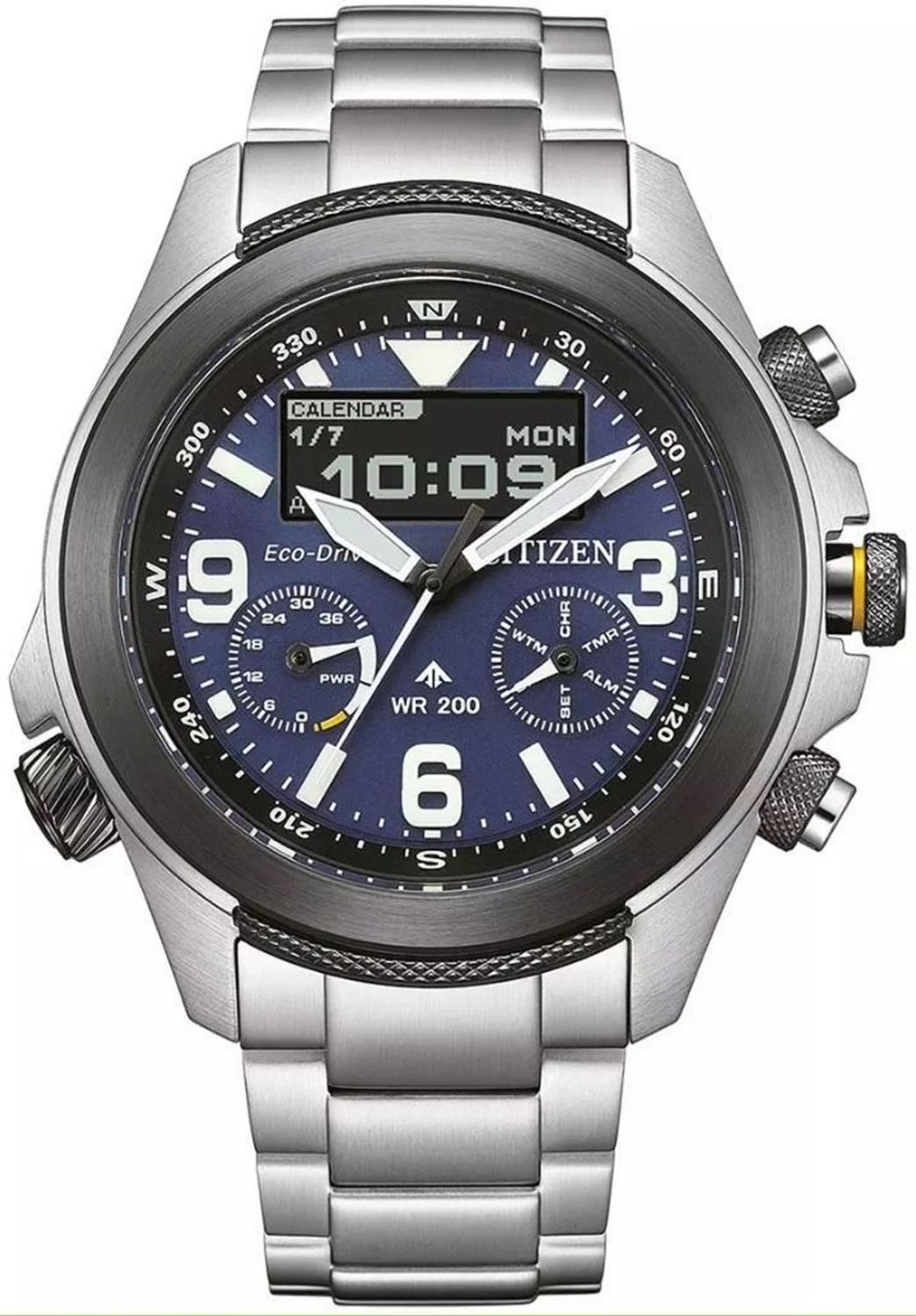 Zegarek Citizen JV1006-51L Promaster Land – Eco-Drive, 200M, szafirowe szkło, chrono, analogowo-cyfrowy.jpg