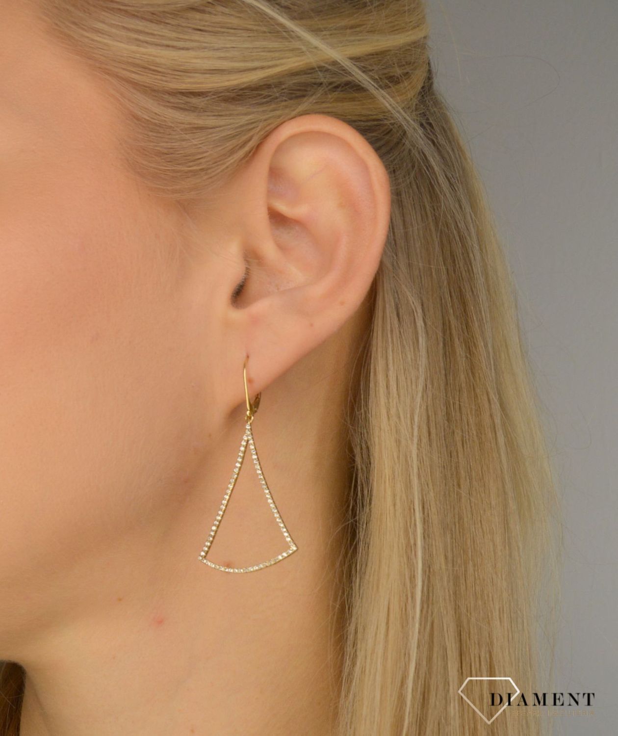 Kolczyki złote wiszące Apart 333 z cyrkoniami 'Lśnienie'.jpg