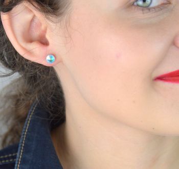 Kolczyki srebrne Swarovski Crystal✓Biżuteria ślubna ✓Biżuteria srebrna w Sklepie z Biżuterią zegarki-diament.pl✓Piękna i Elegancka Kolczyki dla Kobiet (1).JPG