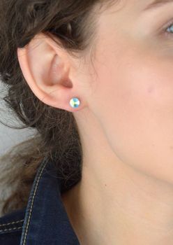Kolczyki srebrne Swarovski Crystal✓Biżuteria ślubna ✓Biżuteria srebrna w Sklepie z Biżuterią zegarki-diament.pl✓Piękna i Elegancka Kolczyki dla Kobiet (2).JPG