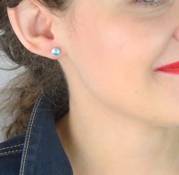 Kolczyki srebrne Swarovski Crystal✓Biżuteria ślubna ✓Biżuteria srebrna w Sklepie z Biżuterią zegarki-diament.pl✓Piękna i Elegancka Kolczyki dla Kobiet (3).JPG