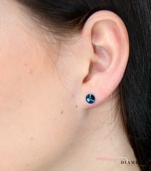 Kolczyki srebrne Swarovski Small Candy Studs Montana ✓ Prezent dla dziewczyny✓ Prezent dla mamy✓Biżuteria srebrna w Sklepie z Biżuterią zegarki-diament.pl✓Piękna i Elegancka Kolczyki dla Kobiet✓Prawdziwe Srebro✓Darmowa wys.JPG