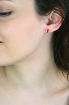 Spark Candy Studs Small K1122SS29R – srebrne kolczyki sztyfty Rose (5).jpg