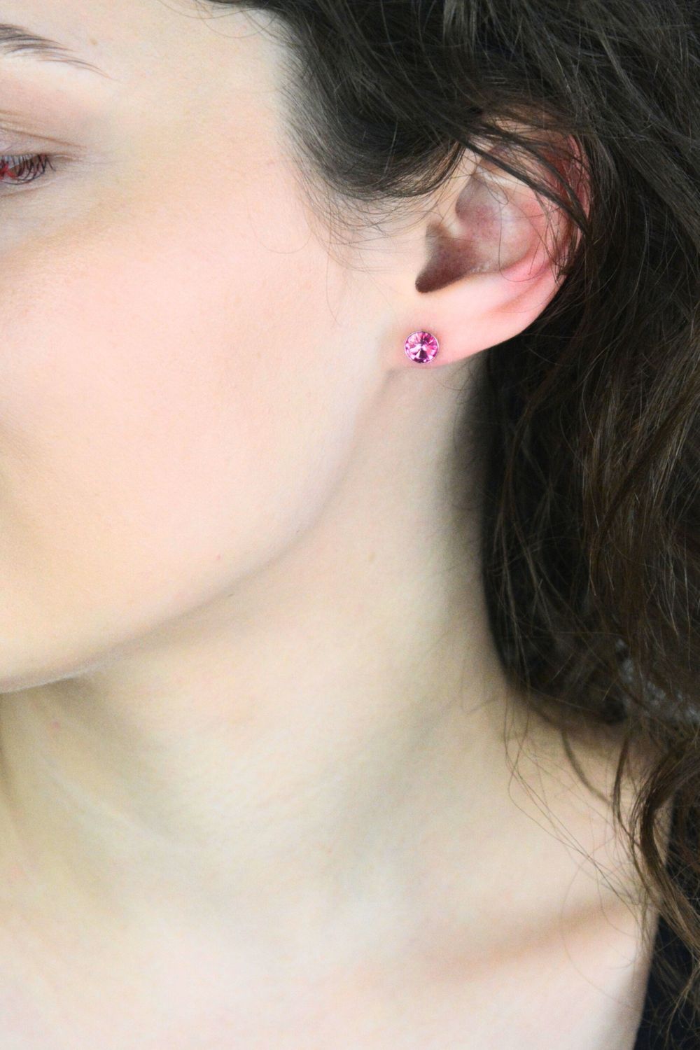 Kolczyki Spark Candy Studs Small K1122SS29R – Srebrne kolczyki sztyfty Rose.jpg