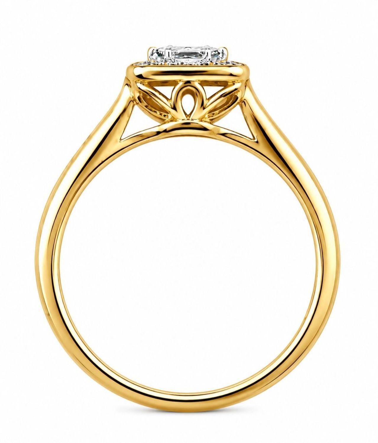 Pierścionek z diamentami 0,21 ct złoto 585 kwadratowy – elegancki DIAMENT K169cz (2).jpg