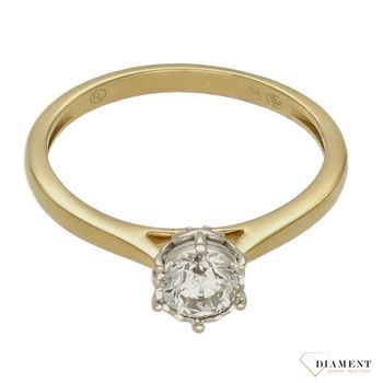 Pierścionek 0.5 ct diament  Miłosna oprawa  585 DIAMENT K17650 Biżuteria z kamieniami szlachetnymi, które swoim blaskiem zachwycą każdą kobietę. Biżuteria wyrażająca więcej niż słowa wykonana z 14 karatoweg.jpg