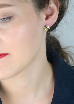 Kolczyki srebrne Swarovski Damier Golden Shadow K203510GS ✓ Prezent dla dziewczyny✓ Prezent dla mamy✓Biżuteria srebrna w Sklepie z Biżuterią zegarki-diament.pl✓Piękna i Elegancka Kolczyki dla Kobiet✓Prawdziwe Srebro✓Darm (3).JPG