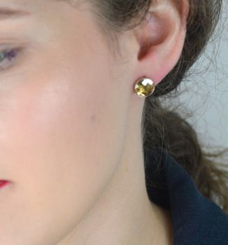 Kolczyki srebrne Swarovski Damier Golden Shadow K203510GS ✓ Prezent dla dziewczyny✓ Prezent dla mamy✓Biżuteria srebrna w Sklepie z Biżuterią zegarki-diament.pl✓Piękna i Elegancka Kolczyki dla Kobiet✓Prawdziwe Srebro✓Darm (4).JPG