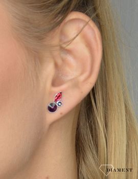 Kolczyki srebrne Swarovski 'Kolorowy błysk' K2201MIX1SCAM✓ Prezent dla dziewczyny✓ Prezent dla mamy✓Biżuteria Swarovski srebrna w Sklepie (1).JPG