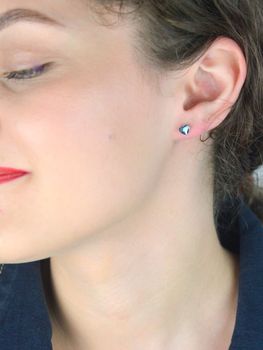 Kolczyki srebrne Swarovski Denim Blue✓ Prezent dla dziewczyny✓ Prezent dla mamy✓Biżuteria srebrna w Sklepie z Biżuterią zegarki-diament.pl✓Piękna i Elegancka Kolczyki dla Kobiet (4).JPG