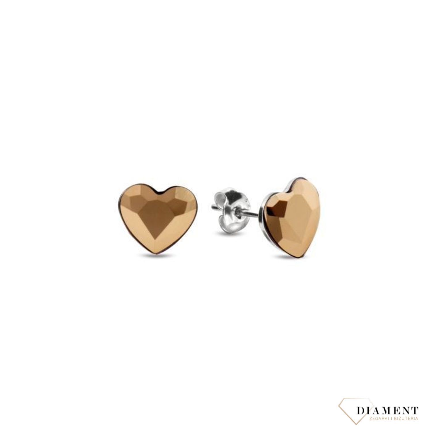 Kolczyki Heart Studs K2808RG.jpg