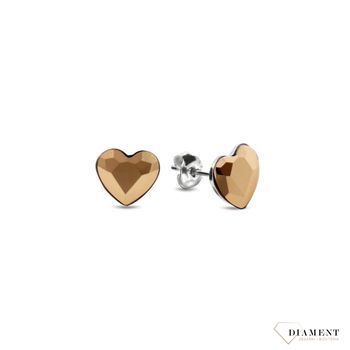 Kolczyki Heart Studs K2808RG.jpg