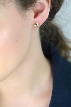 Kolczyki srebrne Swarovski żółte motylki✓ Prezent dla dziewczyny✓ Prezent dla mamy✓Biżuteria srebrna w Sklepie z Biżuterią zegarki-diament.pl✓Piękna i Elegancka Kolczyki dla Kobiet✓Prawdziwe Srebro✓Darmowa wysyłka✓ (1).JPG