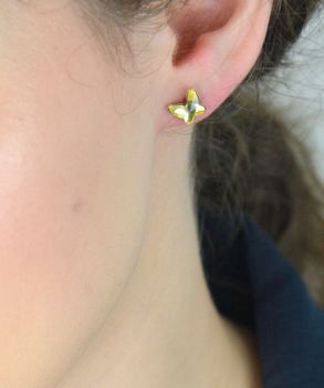 Kolczyki srebrne Swarovski żółte motylki✓ Prezent dla dziewczyny✓ Prezent dla mamy✓Biżuteria srebrna w Sklepie z Biżuterią zegarki-diament.pl✓Piękna i Elegancka Kolczyki dla Kobiet✓Prawdziwe Srebro✓Darmowa wysyłka✓ (3).JPG