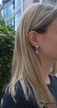 Kolczyki Srebrne wiszące Swarovski Pera K43202ABPO✓ Kolczyki srebrne wiszące Damskie w Sklepie z Biżuterią zegarki-diament.pl✓Piękne i Eleganckie Kolczyki  (2).JPG